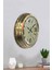 40 cm Gold Metal Retro Duvar Saati 4