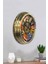 40 cm Gold Metal Retro Duvar Saati 4
