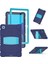 Samsung Galaxy Tab A7 T500 Pc + Silikon Kılıf Navyblue + Mavi 3