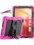 Silikon Pc Tablet Kılıf Samsung Galaxy Tab A7 2020 T500 Için Kırmızı Gül 1