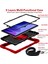 Silikon + Pc Kılıf Samsung Galaxy Tab A7 10.4 (2020) T500 / T505 Kırmızı + Siyah 2