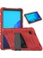 Samsung Galaxy Tab A7 T500 Pc + Silikon Kılıf Kırmızı + Siyah 2