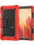 Silikon Pc Tablet Kılıf Samsung Galaxy Tab A7 2020 T500 Için Kırmızı 2