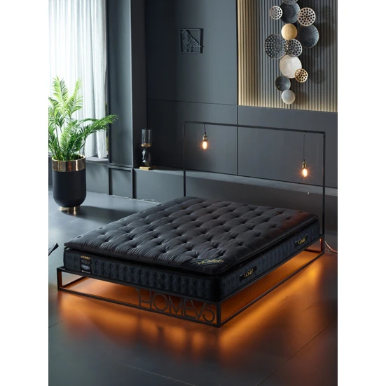 Homevs Silver Comfort Black Serisi 90 x 190 cm. Tek Kişilik Yatak