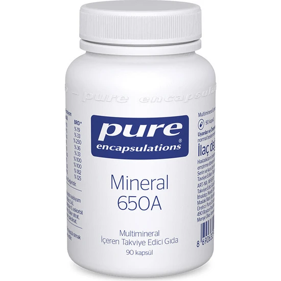 Pure Encapsulations Mineral 650A 90 Kapsül