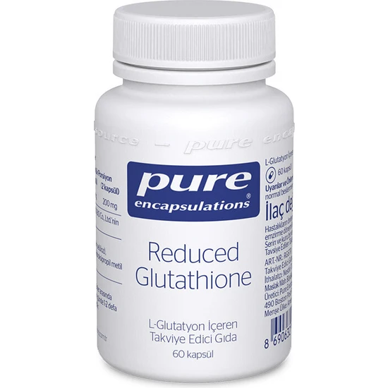 Pure Encapsulations Reduced Glutathione 60 Kapsül