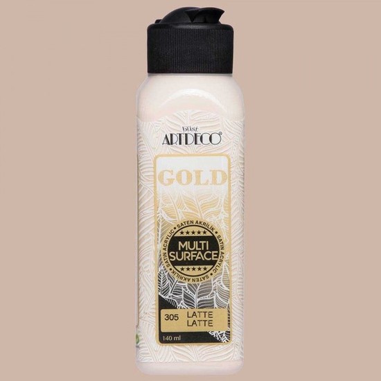 Artdeco Gold MultiSurface Akrilik Boya 140 ml Latte Fiyatı