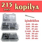 Site Hırdavat 215 Parça Kopilya Seti Yüksek Kaliteli Malzeme ile Dayanıklı ve Kullanıcı Dostu