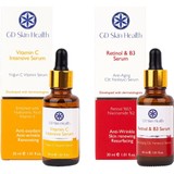 GD Skin Health Vitamin C Intensive Serum + Retinol & Vitamin B3 Serum Anti-Aging Cilt Yenileyici Serum