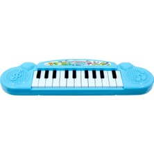 Can Ali Toys Pilli Mini Piyano 22 Tuşlu Org Mavi