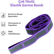 Trendpoint 9 Farklı Seviyeli Direnç Bandı Spor Egzersiz Aerobik Pilates Squat Lastiği Fitness Yoga