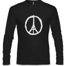 Lord T-Shirt Paris - Peace Siyah Erkek Sweatshirt