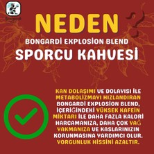 Bongardi Coffee 200  gr Sporcu Kahvesi Explosion Blend 2 Kat Kafeinli