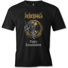Behemoth - Devil's Conquistadors  Siyah Erkek Tshirt