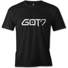G.o.t7 - Logo Siyah Erkek Tshirt