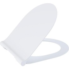 Bocchi Pure Slim Klozet Kapağı Yavaş Kapanır Mat Beyaz A0336-002