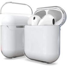 MobaxAksesuar Apple Airpods 1. / 2. Nesil Kılıf Sert Pc Şeffaf Kılıf 14 Renkli