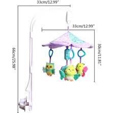 Ginson Bebek Yatağı Için Peluş Çıngırak - Çok Renkli (Yurt Dışından)