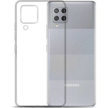 Tekno Grup Samsung Galaxy M22 Kılıf Lüx Şeffaf Süper Silikon Kılıf