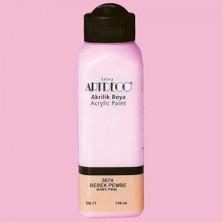 Artdeco : Akrilik Boya : 140 ml : Bebek Pembe 3674