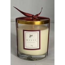 Missi Altın Metal Kapaklı Fıg (Incır)Vegan Mum