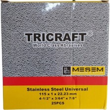 Meşem Spiral Taşı 115*1*22.23MM Metal Kesici 25 Adet