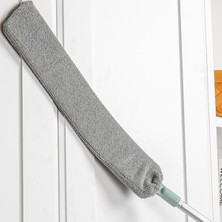 Evefix Sihirli Mikrofiber Başlıklı Girintili Yüzey Dip Köşe Raf Temizleme Mopu Toz Alma Fırçası