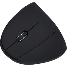 Shopfocus 2.4g Ergonomik Optik Kablosuz Dikey Mouse - Siyah (Yurt Dışından)