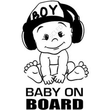Tsc Baby On Board Araba Sticker Yapıştırması Etiket 20 cm