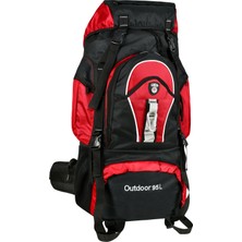 Cakard Dağcı Sırt Çantası 95L Outdoor Kırmızı
