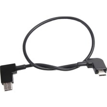 Flameer Tip-C Erkek Mikro USB Erkek Dik Açı Veri Senkronizasyonu ve Şarj Adaptör Kablosu (Yurt Dışından)