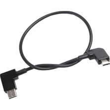 Flameer Tip-C Erkek Mikro USB Erkek Dik Açı Veri Senkronizasyonu ve Şarj Adaptör Kablosu (Yurt Dışından)