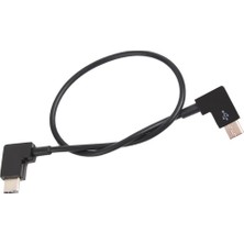 Flameer Dik Açı Usb-C Erkek Usb-C Erkek Veri Sync Kısa Kablo Uzatma Kablosu (Yurt Dışından)