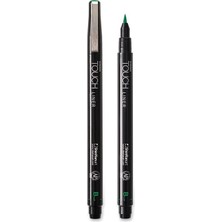Touch Liner Brush Green Deep Fırça Uçlu Kalem B