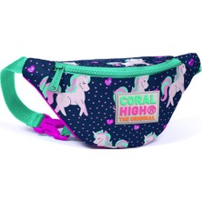 Coral High Kids Lacivert Unicorn Bel Çantası 22567