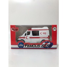 Vardem Işıklı Sesli Metal Ambulans Çek Bırak Özellikli