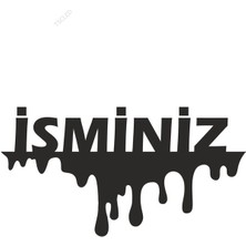 Tsc Isim Yazı Sticker Yapıştırma 15 cm