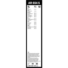 Bosch Aerotwin silecek seti - [650/340 mm] Toyota Auris (2012 - 2021) [E18] AR654S