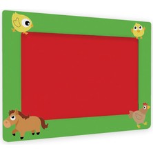 Woody Life Çiftlik Çocuk Odası Anaokulu Kreş Pano (135X100CM)