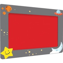 Woody Life Uzay Pano (135X100 Cm) Anaokulu Kreş Çocuk Odası Eğitim Meteryali