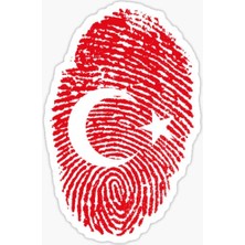 Tsc Türkiye Bayrak Sticker Oto Etiket Araba Yapıştırma 15 cm