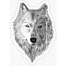 Tsc Sanatsal Kurt Araba Sticker Etiket Yapıştırma 18 cm