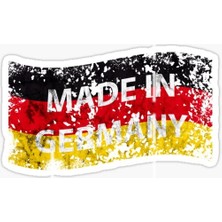 Tsc Made In Germany Araba Leptop Oto Sticker 13 cm 4 Adet Aaw