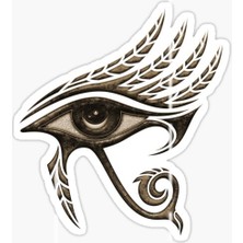 Tsc Nazar Sticker Yapıştırma Etiket Leptop Araba Cam MD10 17 cm