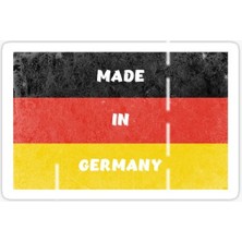 Tsc Made In Germany Araba Leptop Oto Sticker 13 cm 4 Adet E