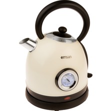 Emsan Turtle Kettle Cream