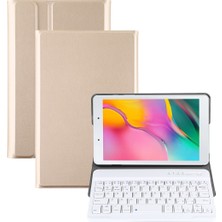 Zsykd Galaxy Tab A 8.0 2019 P200 / P205 Için  Manyetik Bluetooth Klavye Pu Kılıf (Yurt Dışından)