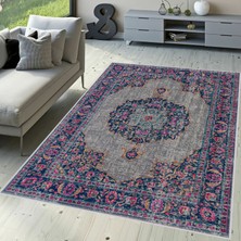 Rovigo Home Dijital Baskı Yıkanabilir Kaymaz Taban Salon Halısı RVG1642-HT753