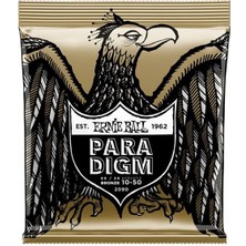 ERNIE BALL P02090 Paradigm Ekstra Light 80/20 Bronz 10-50 Akustik Gitar Tel Seti