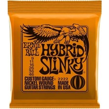 Ernie Ball P02222 Hybird Slinky Nickel 09-46 Elektro Gitar Teli